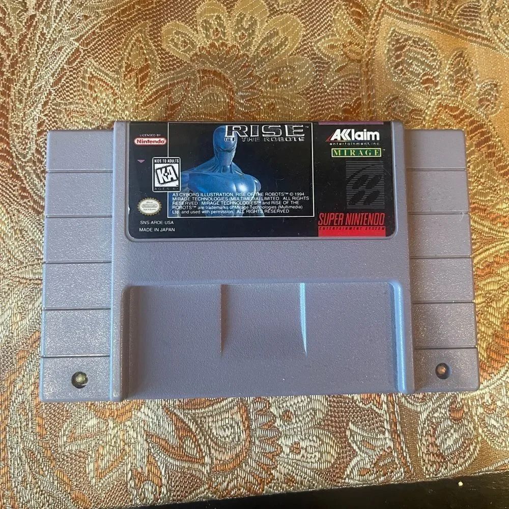 Rise of the Robots! Supernintendo Game!